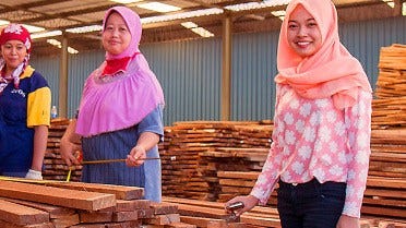 Rosewood Production with Wood-Mizer LT20 Sawmill in Indonesia